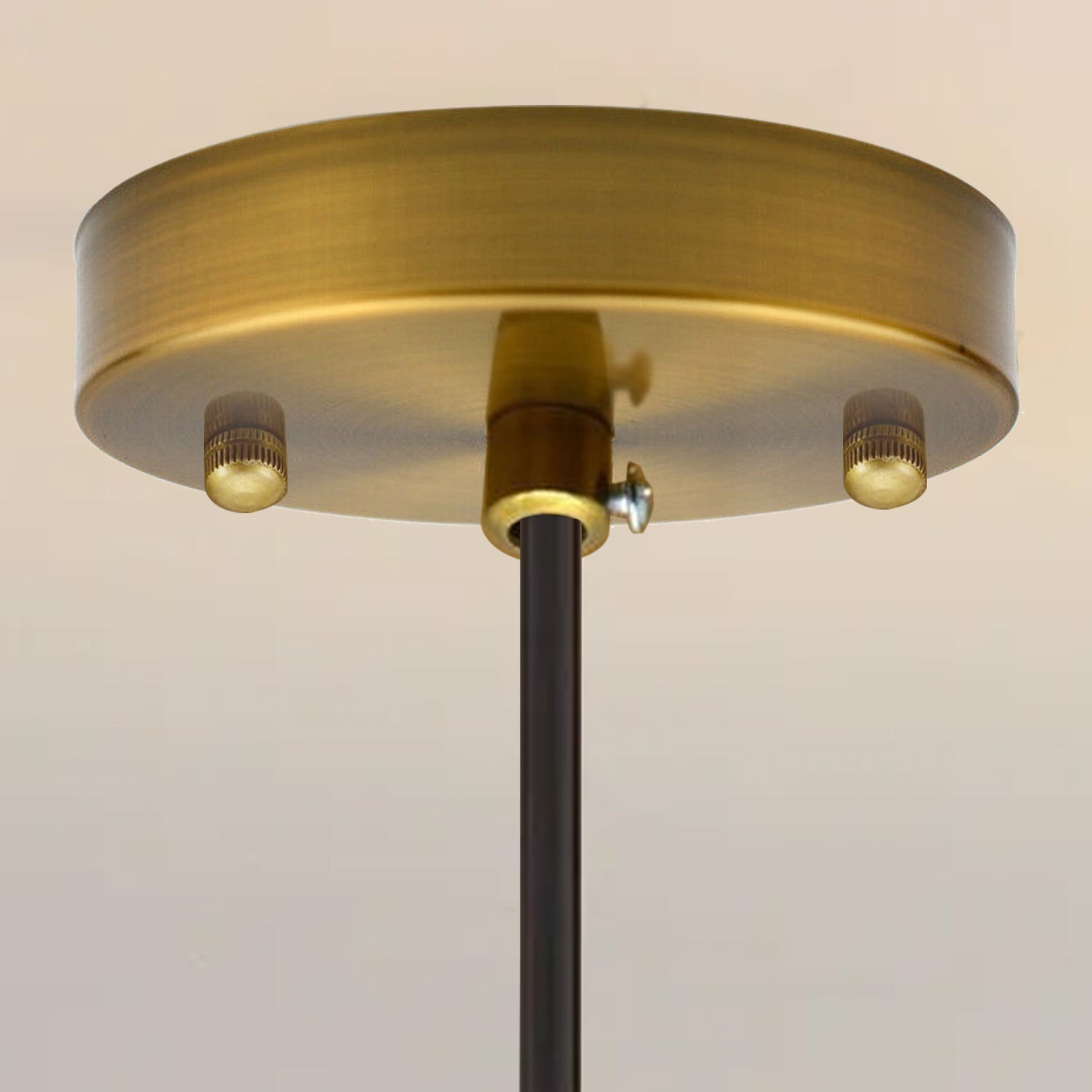 Front Fitting Single Point Yellow Brass Color Outlet Ceiling~1857